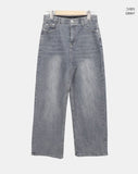 Nur Semi Wide Denim Pants