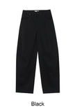 Lean Dart Curved Cotton Pants