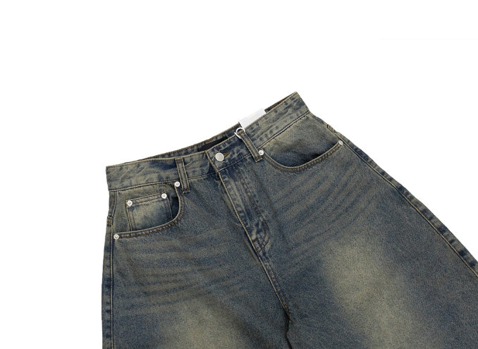 【YOURNUS】Dribble Vintage Balloon Denim Pants YOURNUS (ユアノス) - ドリブルビンテージバルーンデニムパンツ