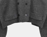 Obin Double Button Collar Knit Cardigan