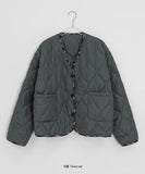[BAONHAUS] Aland 2oz reversible ribbon quilting padding jumper