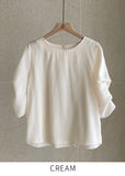 Veruna Shirring Puff Blouse