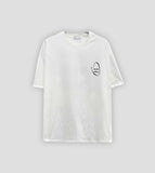 Museum back letter half T-shirts