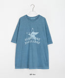 [unisex] Tsukuta Star Pigment Over Short Sleeve Tee