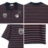 Tony Wappen Stripe Collar Tee