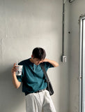CK linen henly half knit