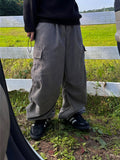 Unisex Slick Corduroy Cargo Pants