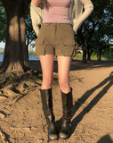 Luin Eyelet Cargo Shorts