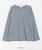 Memgart Color Stripe Over Long Sleeve Tee