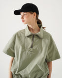 Button Short Sleeve Anorak