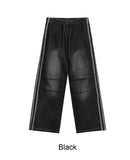 Menver Track Banding Denim Pants