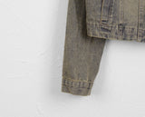 Batte Vintage Y2K Washing Two-Way Denim Jacket
