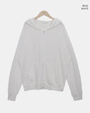Gyuni See-through Hood Zip-Up
