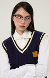 Name Card Knits Vest
