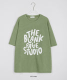 [unisex] Nelty printed knit short sleeve tee