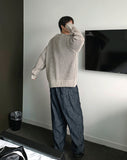Mesh warmer round knit