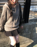 Debyu Pleated Mini Skirt