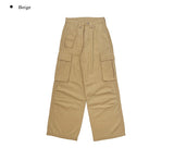 Beto Pocket Cargo Wide Cotton Pants