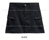 Kenin incision cargo miniskirt