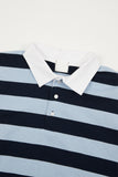 Moab over stripe collar T-shirt
