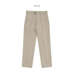 River banding linen slacks