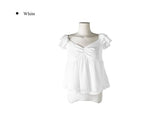 Sean V Shirring Frill Sleeveless Blouse