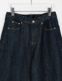 Lilgo Non-Fade Raw Denim Adjust Wide Pants