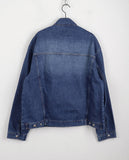 [UNISEX] Racing Washing Boxy Denim Jumper