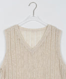 Natsuda Layered Strap V-Neck Knit Vest