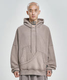 Curve Pocket Washed Hoodie