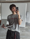 Liloy Crop Print Short Sleeve T-Shirt