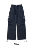 Benon Washed Buckle Cargo Pants