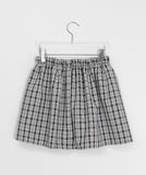 Benpu Banding Check Layered Mini Skirt