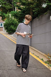 Heavy Overfit Border Short Sleeve T-shirt