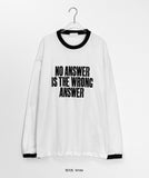 [unisex] Lima Lettering Over Long Sleeve Tee