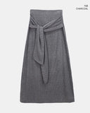 Elon String Knot Long Skirt