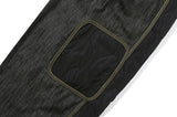 QUILTED DENIM PANTS