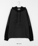 [unisex] Dyna Printed Color Matching Layered Over Hoodie