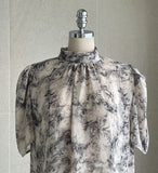Lindian Flower Chiffon Blouse