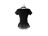 [Scarf set] Mellan Dot Muffler Frill T-shirt Set