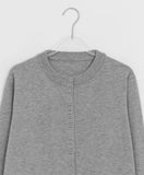 Lekin Button Round Cardigan