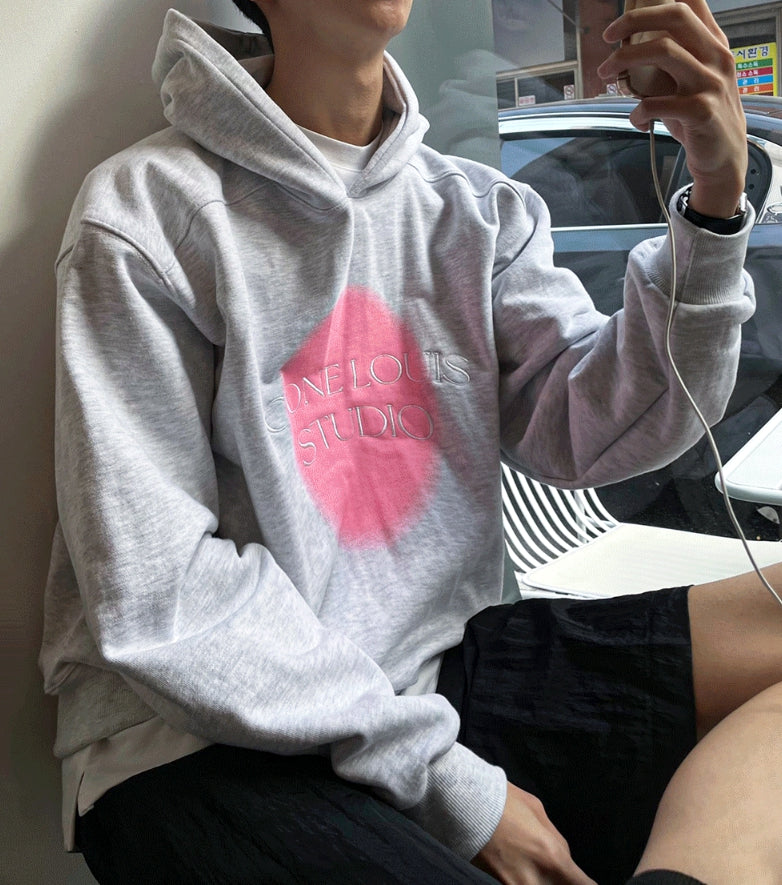 【COSYHARU】Spray Painting Hoodie COSYHARU (コシハル) - スプレーペインティングフーディ / Spray
