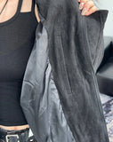 Nez suede biker jacket
