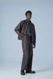 Overfit washed heritage jacket