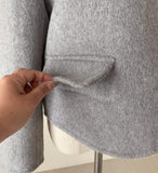 Rutel Wool Two-Button Handmade Short Jacket