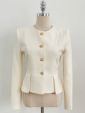 Kime Tweed Peplum Jacket
