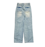 Fuwa Wash Denim Wide Pants