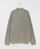 [unisex] Koriki Henry half-polar button over knit