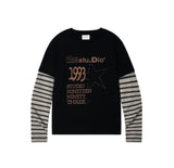 W Stripe Layered Long Sleeve