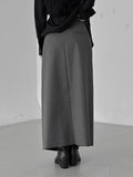 Belle Adjust Diagonal Unbalanced Long Skirt